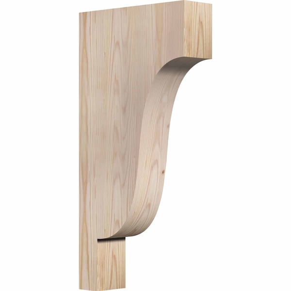 Ekena Millwork Newport Smooth Corbel, Douglas Fir, 3 1/2"W x 12"D x 24"H COR04X12X24NEW00SDF - main